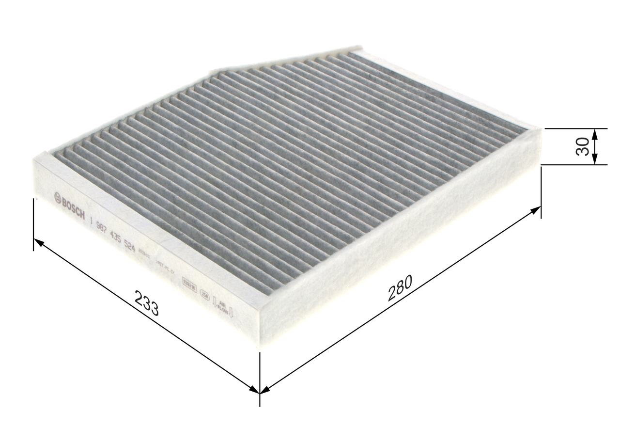 Filtru polen BOSCH 1987435524