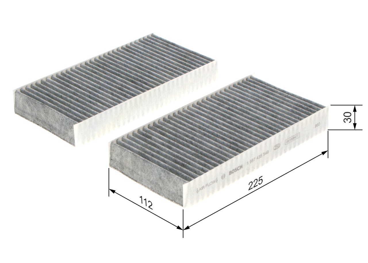 Filtru polen BOSCH 1987435549