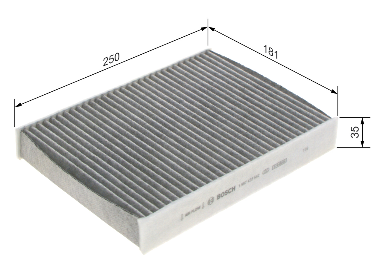 Filtru polen BOSCH 1987435562