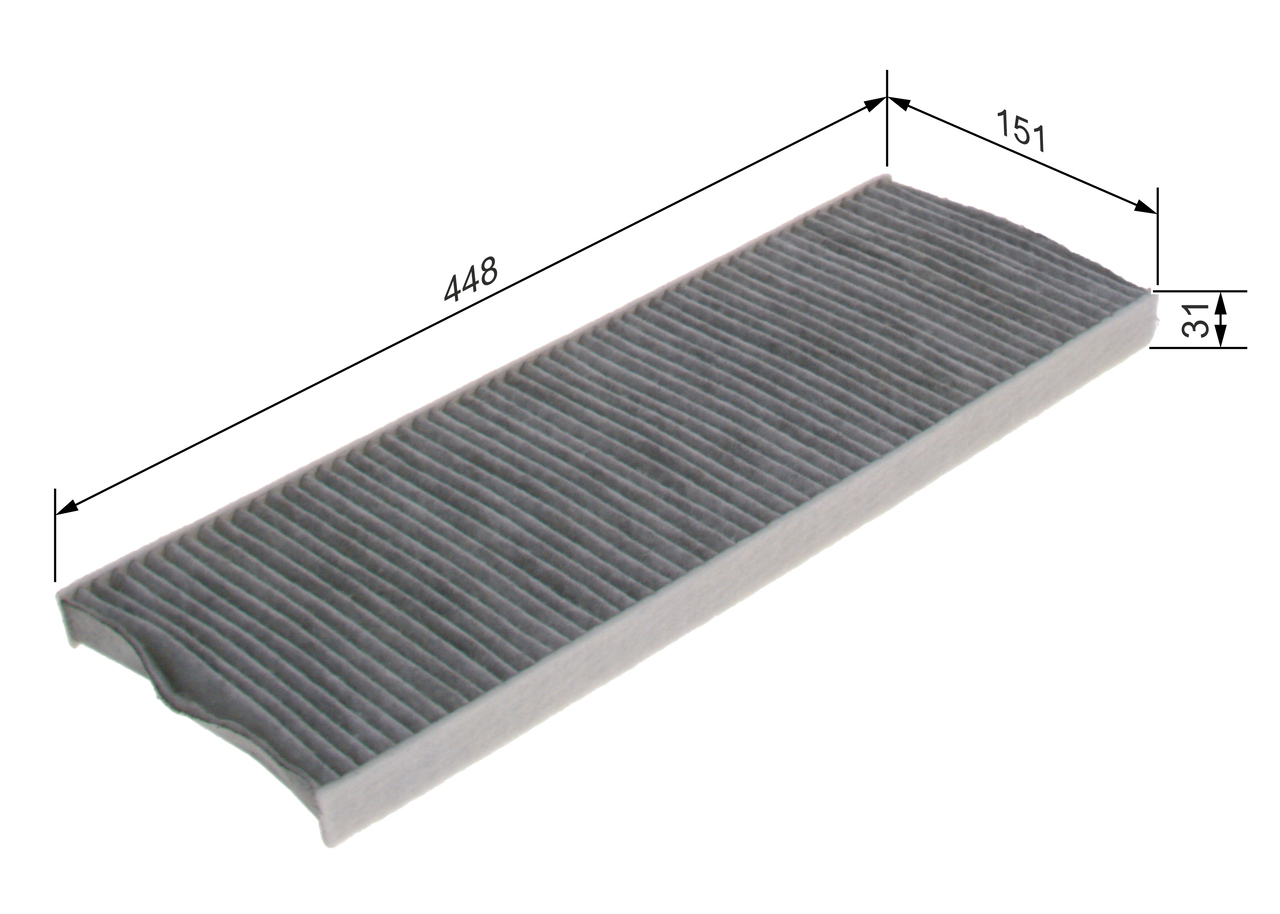 Filtru polen BOSCH 1987435606