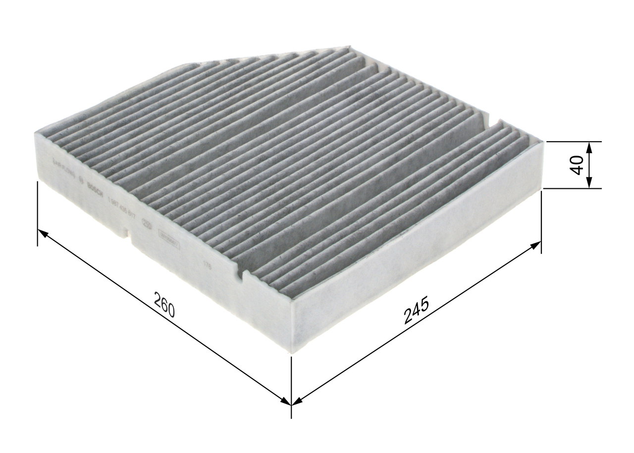 Filtru polen BOSCH 1987435617