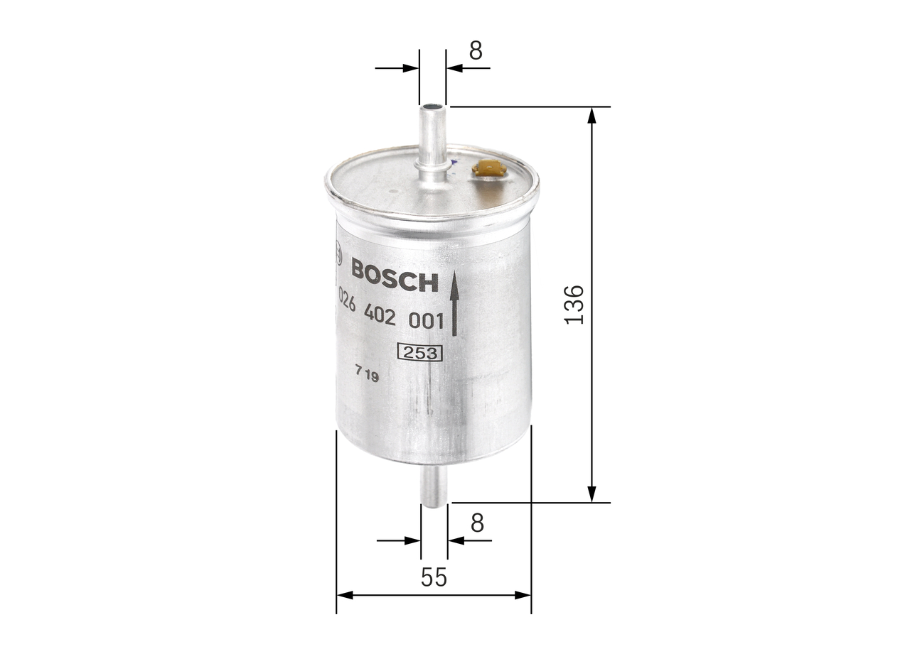 Filtru combustibil BOSCH F026402001