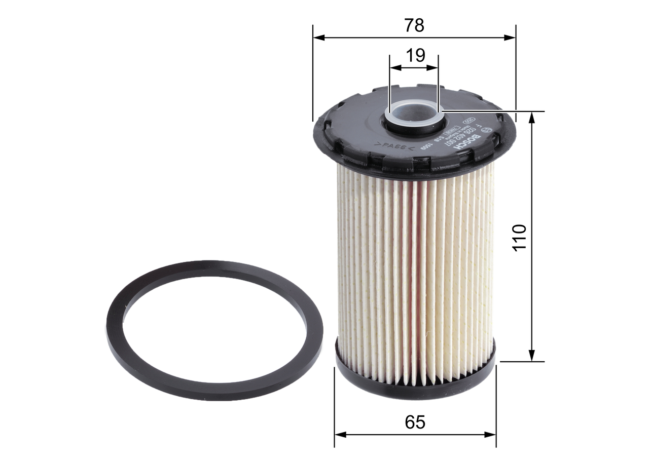 Filtru combustibil BOSCH F026402007