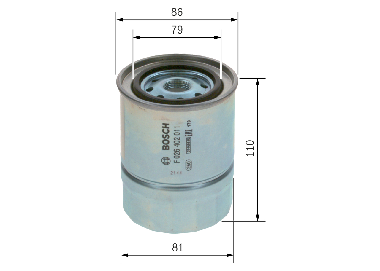 Filtru combustibil BOSCH F026402011