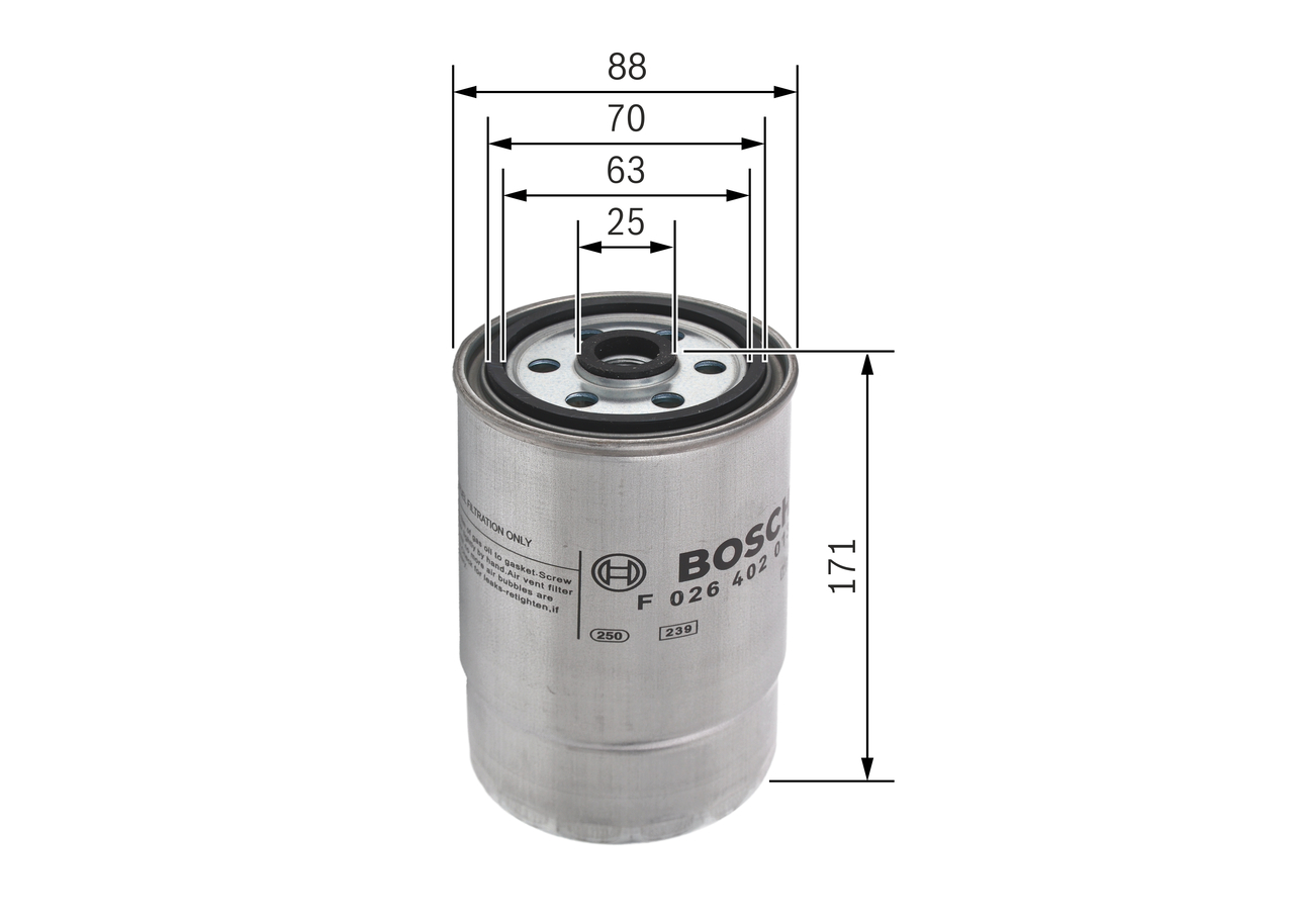 Filtru combustibil BOSCH F026402013