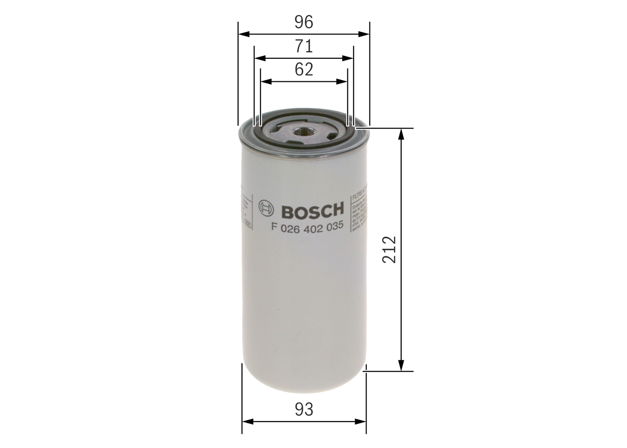 Filtru combustibil BOSCH F026402035