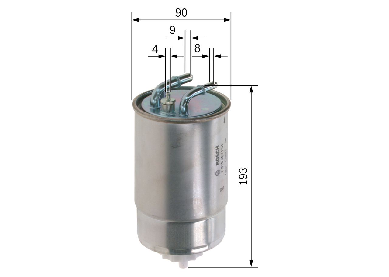 Filtru combustibil BOSCH F026402051