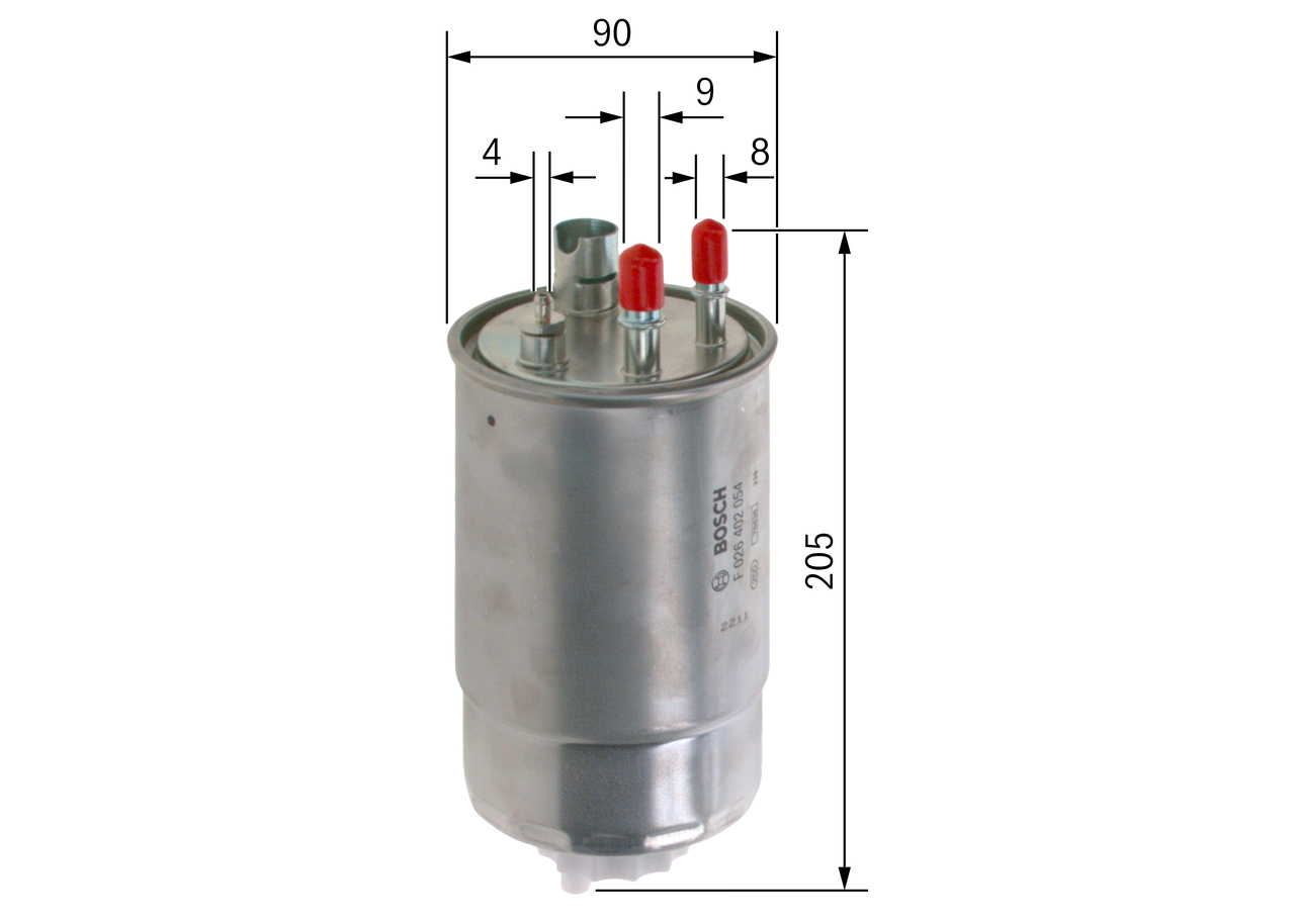 Filtru combustibil BOSCH F026402054