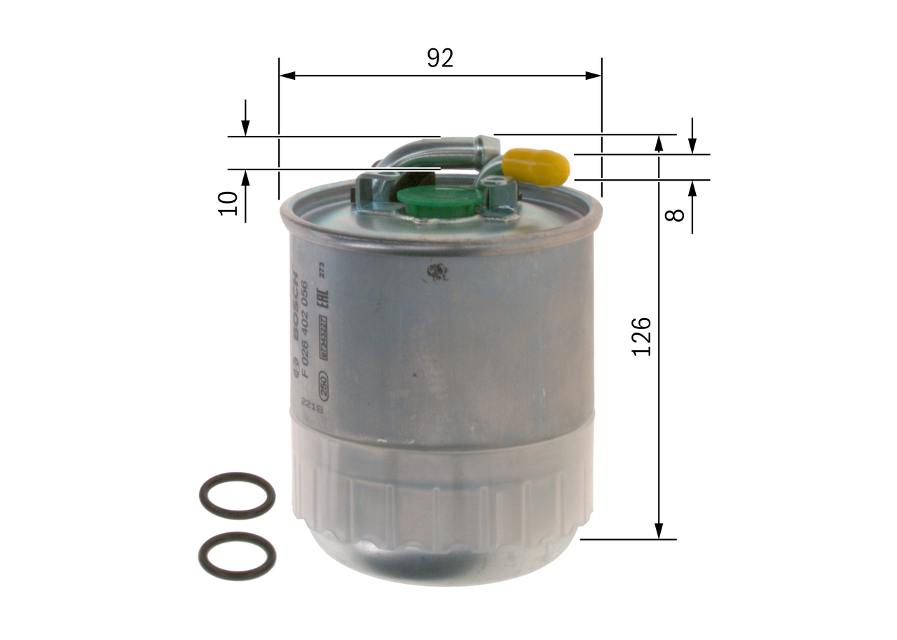 Filtru combustibil BOSCH F026402056