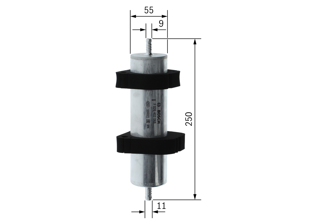 Filtru combustibil BOSCH F026402068