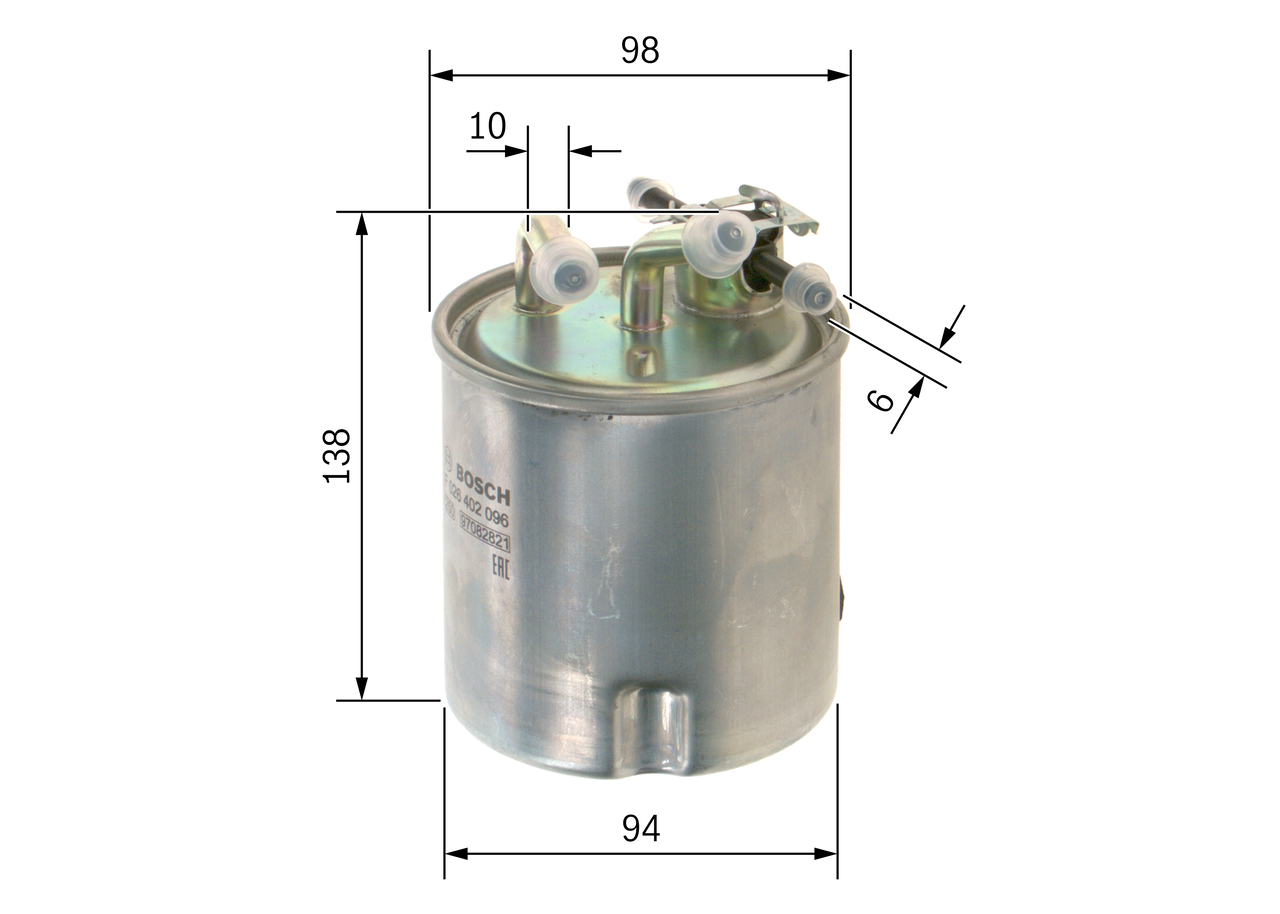 Filtru combustibil BOSCH F026402096