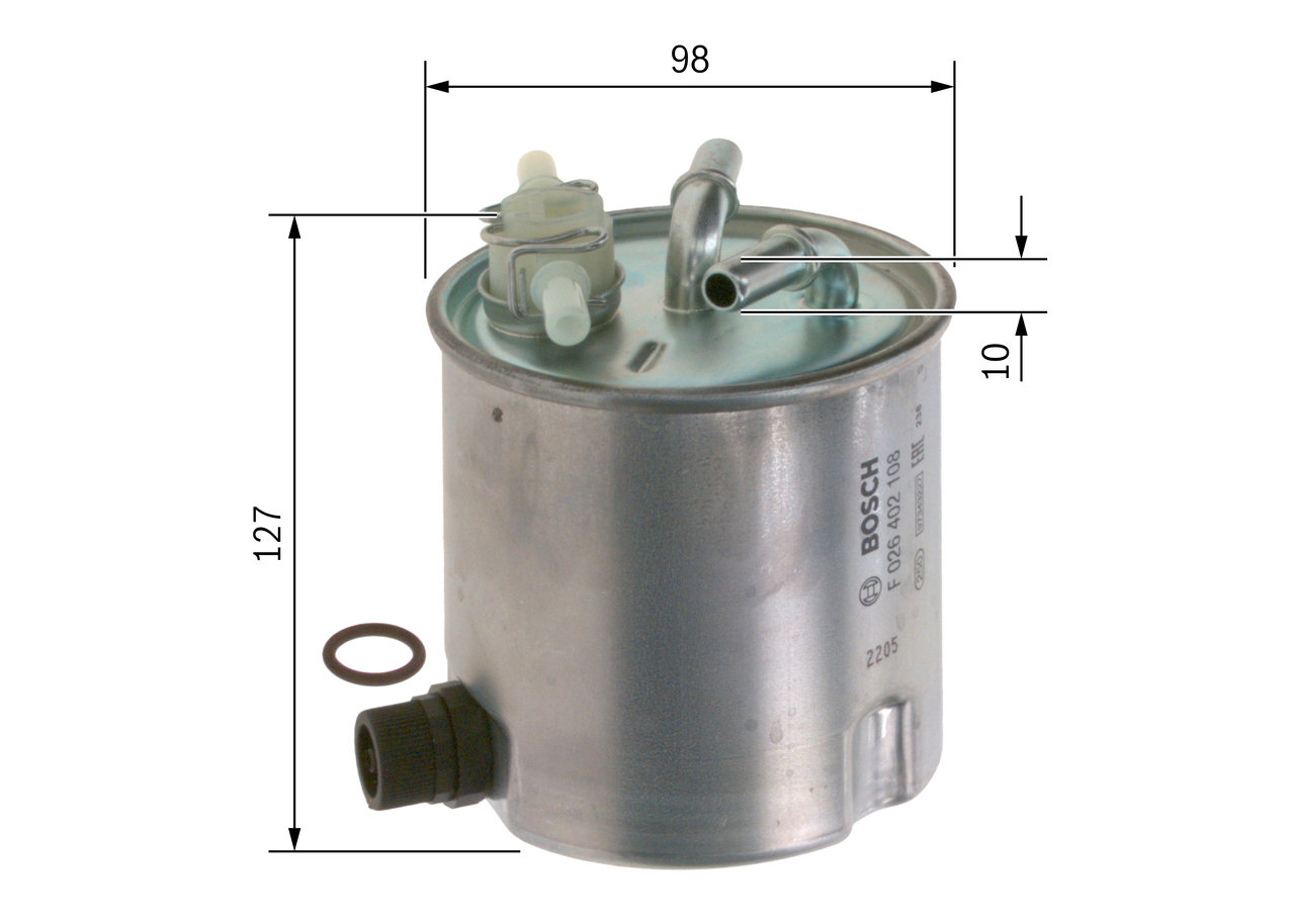 Filtru combustibil BOSCH F026402108