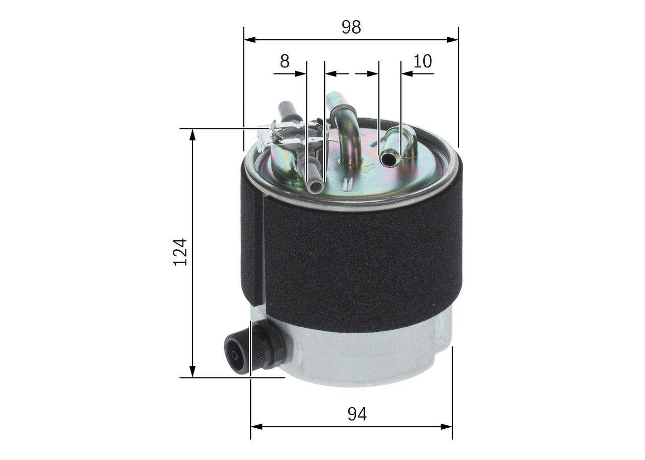 Filtru combustibil BOSCH F026402125