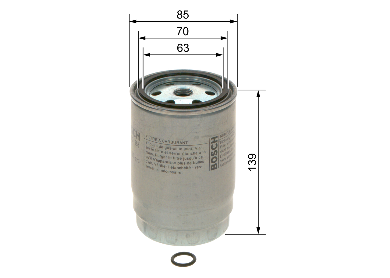 Filtru combustibil BOSCH F026402255
