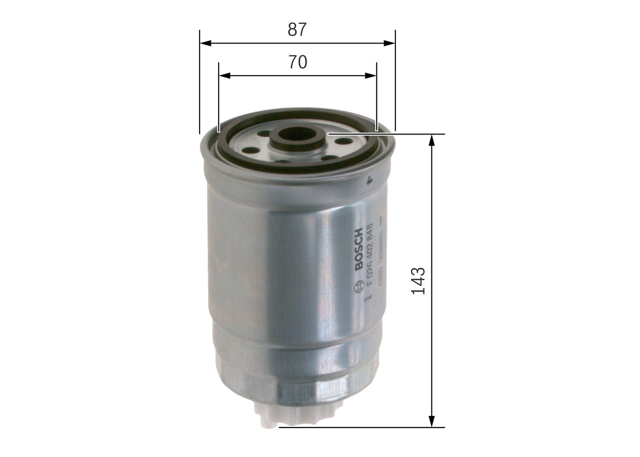 Filtru combustibil BOSCH F026402848
