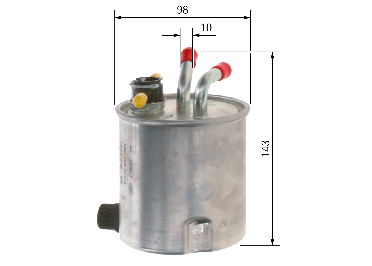 Filtru combustibil BOSCH F026402849