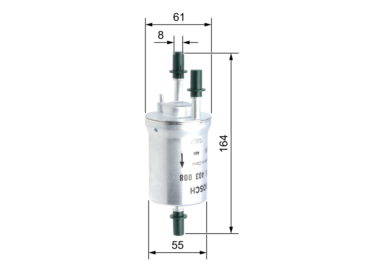 Filtru combustibil BOSCH F026403008