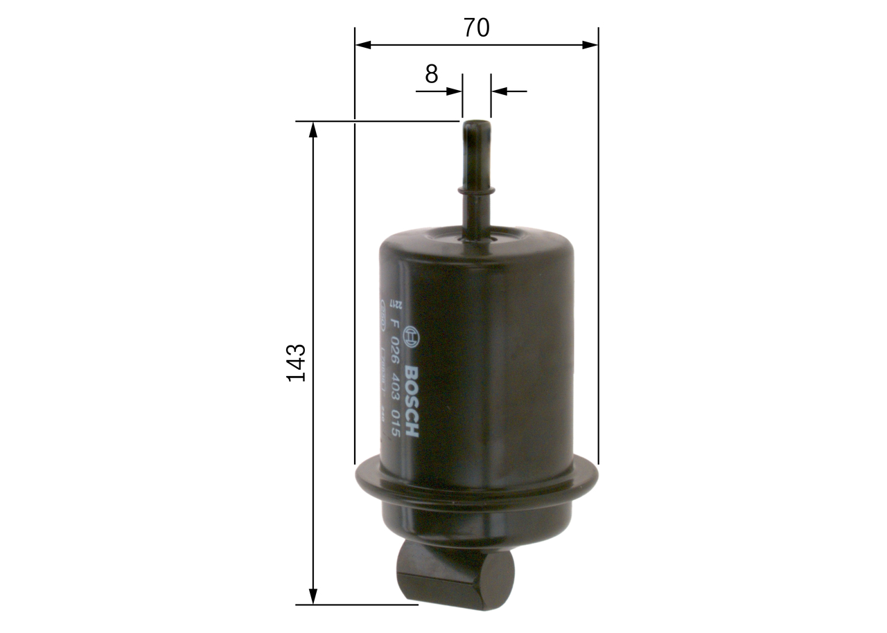 Filtru combustibil BOSCH F026403015