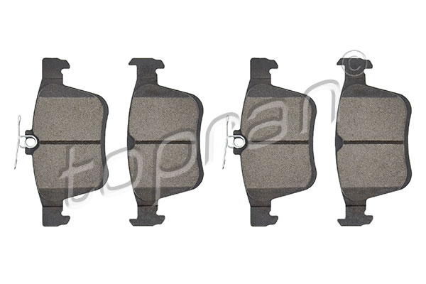 Placute frana TOPRAN 115 815