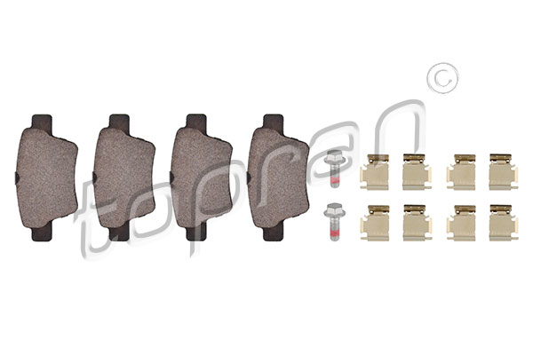 Placute frana TOPRAN 721 246