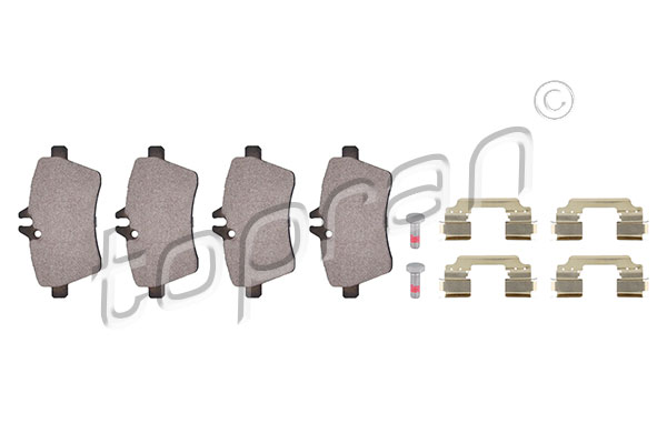 Placute frana TOPRAN 401 648