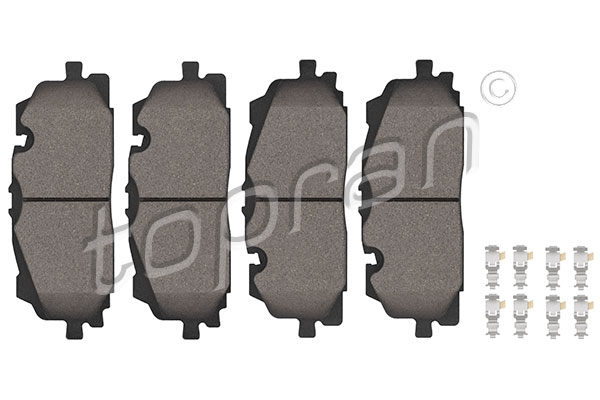 Placute frana TOPRAN 117 686