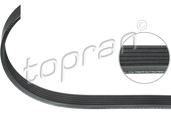 Curea transmisie cu caneluri TOPRAN 100 587