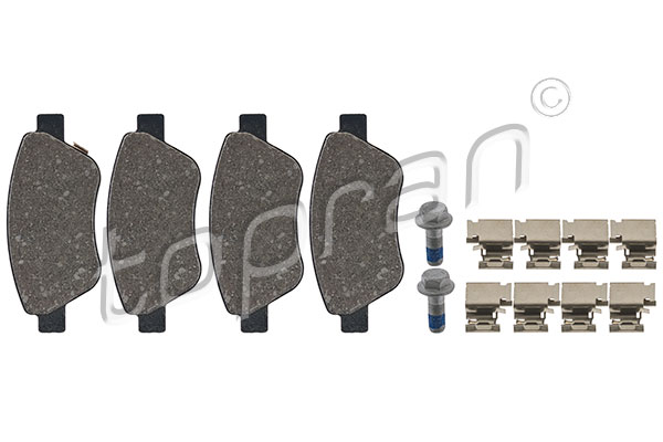 Placute frana TOPRAN 207 648