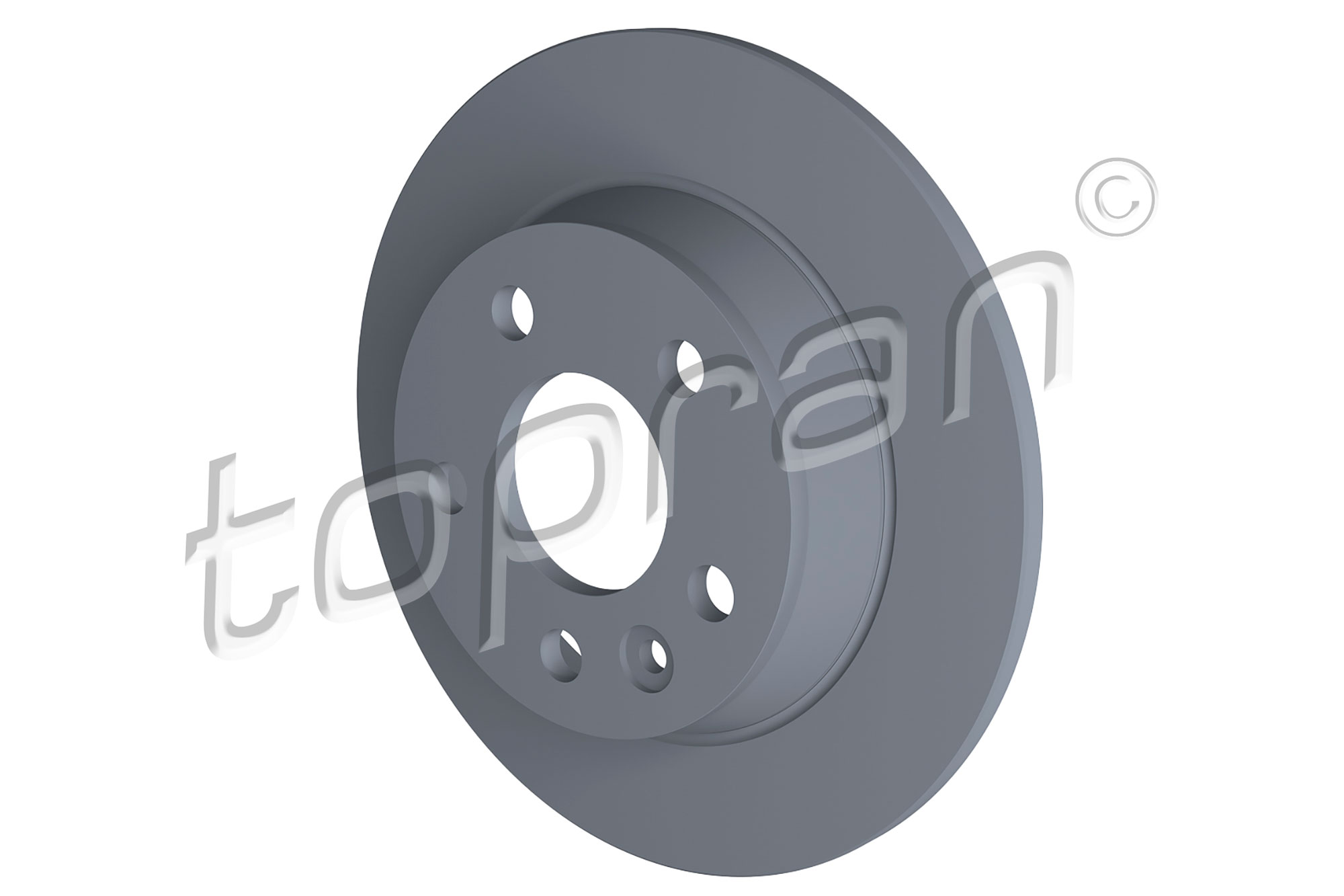 Disc frana TOPRAN 107 629