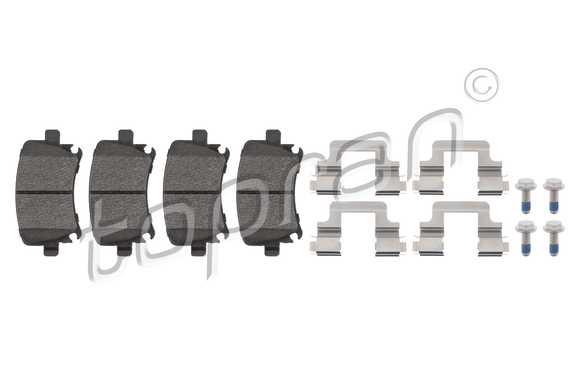 Placute frana TOPRAN 110 738
