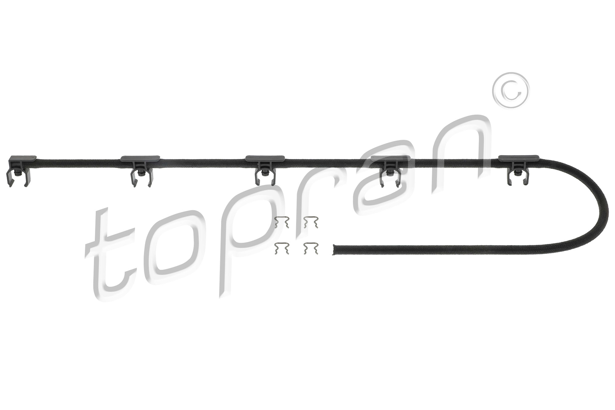 Furtun supracurgere combustibil TOPRAN 409 901