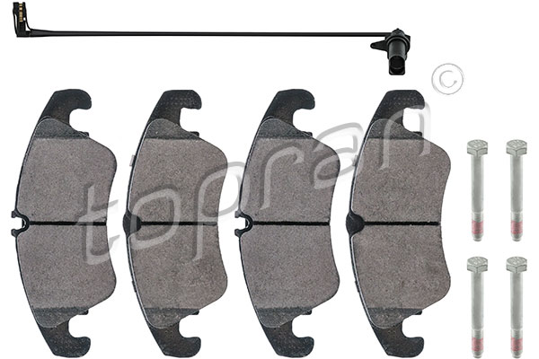 Placute frana TOPRAN 112 166