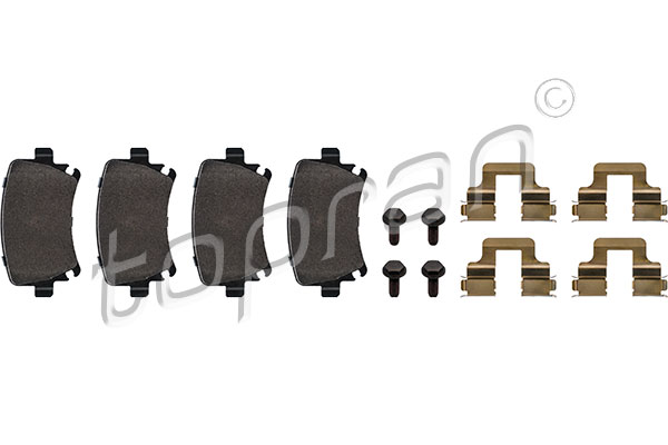 Placute frana TOPRAN 111 055