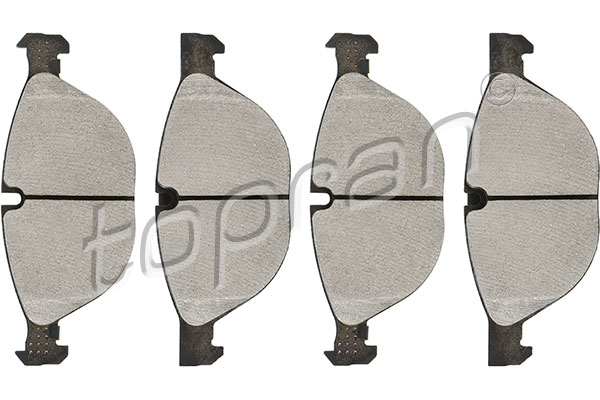 Placute frana TOPRAN 502 099