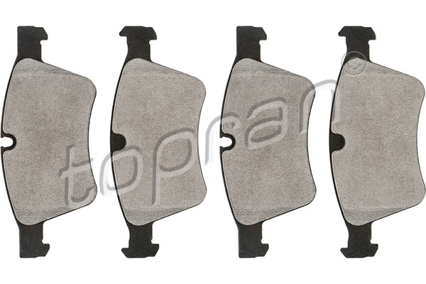 Placute frana TOPRAN 408 326