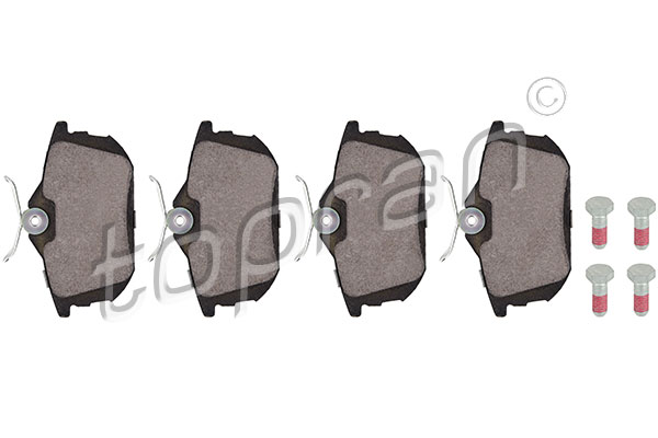 Placute frana TOPRAN 407 961