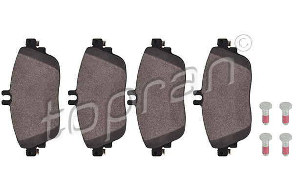 Placute frana TOPRAN 408 551