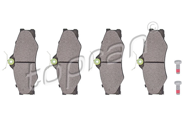 Placute frana TOPRAN 103 288