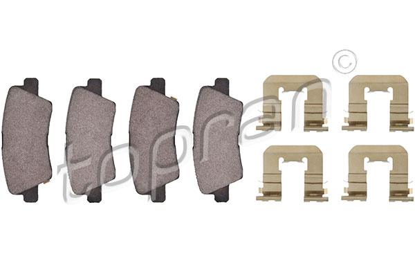 Placute frana TOPRAN 821 149