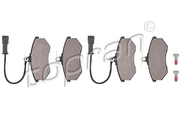 Placute frana TOPRAN 104 417