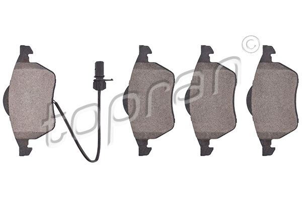 Placute frana TOPRAN 108 804