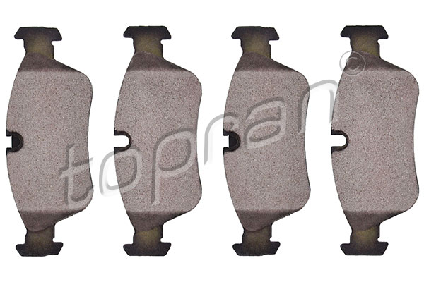 Placute frana TOPRAN 501 243