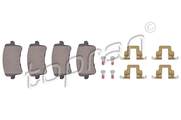 Placute frana TOPRAN 112 171