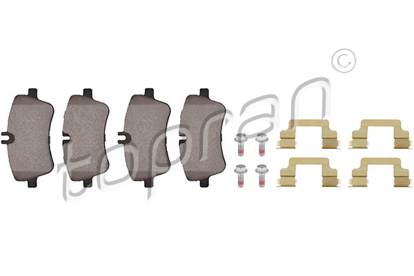 Placute frana TOPRAN 401 430