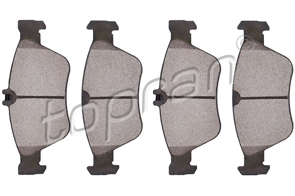 Placute frana TOPRAN 400 518