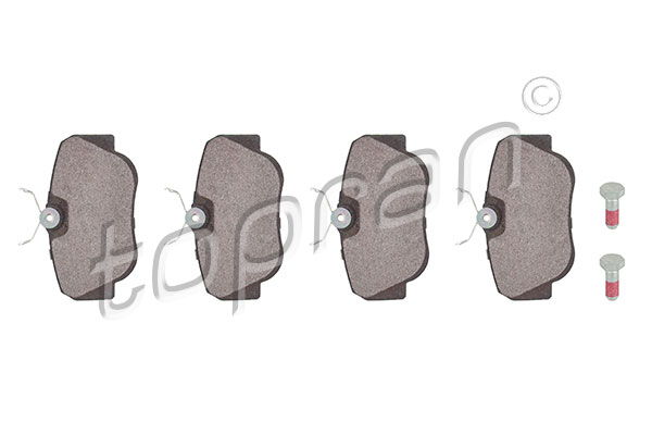 Placute frana TOPRAN 400 517