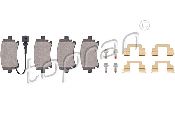 Placute frana TOPRAN 112 169