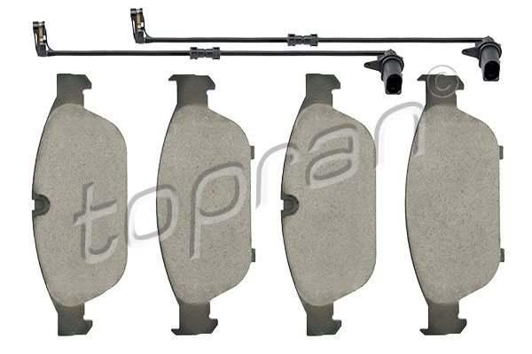 Placute frana TOPRAN 115 101