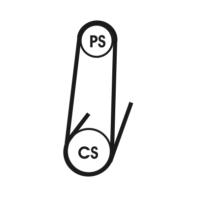 Curea transmisie cu caneluri CONTITECH 4PK711 ELAST