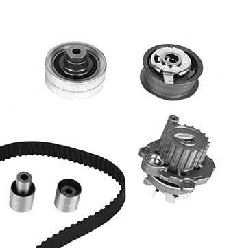 Set pompa apa + curea dintata VW GOLF IV (1J1) 1.9 TDI  diesel 90 cai GRAF KP731-1
